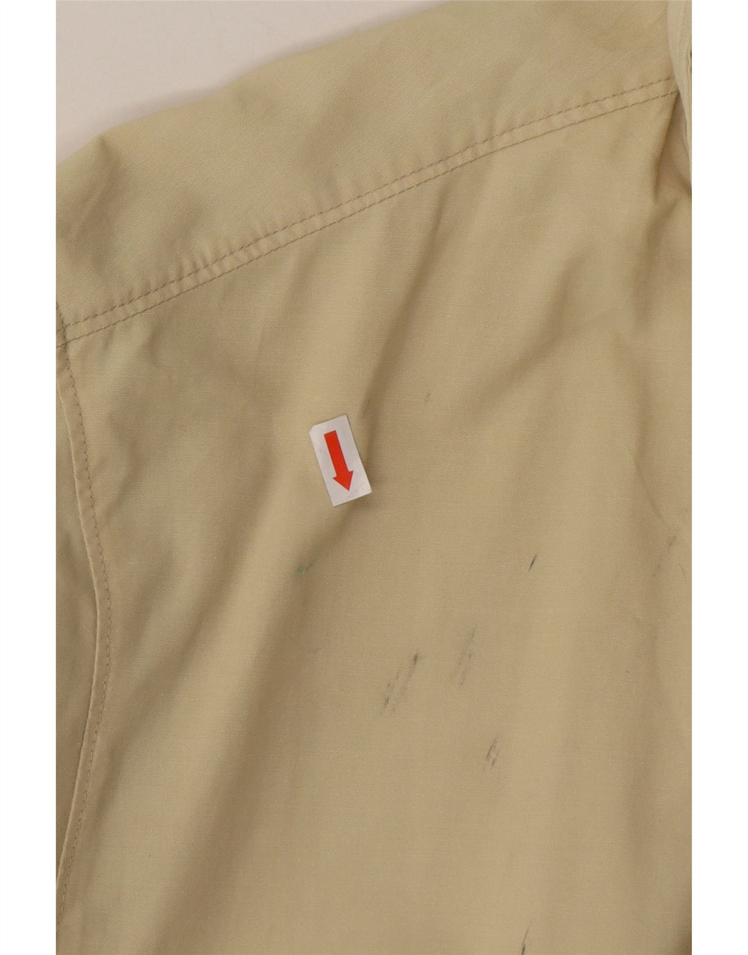 WAMPUM Mens Hooded Utility Jacket UK 42 XL Beige Vintage Wampum and Second-Hand Wampum from Messina Hembry 