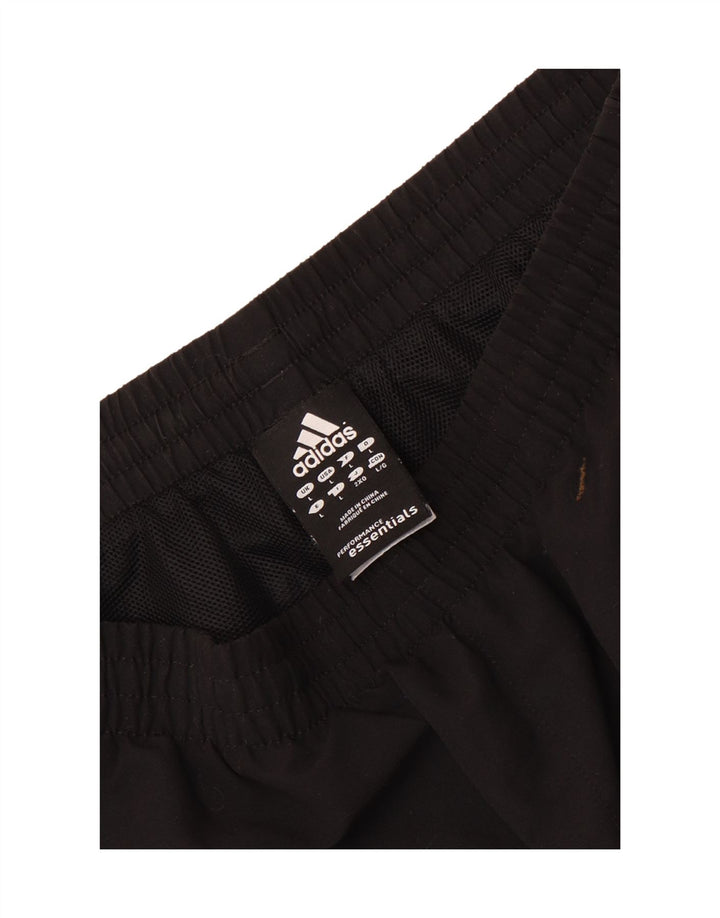 Adidas Short de sport Climalite pour homme, grand, noir, polyester