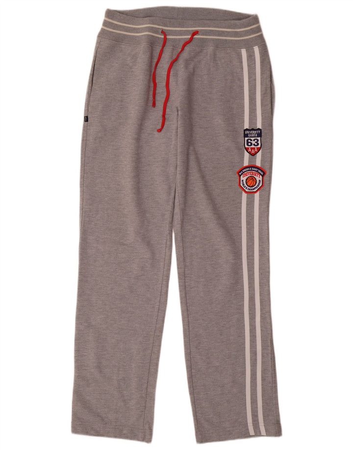 ASICS Pantalon de Survêtement Homme Large Gris Moucheté Coton