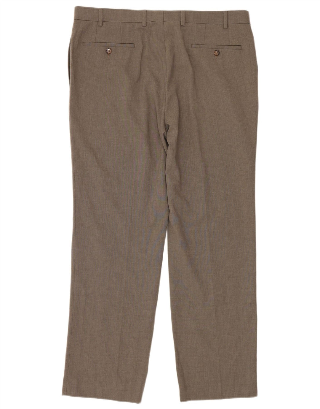 Ralph Lauren Pantalon de costume droit pour homme W36 L30 Beige Polyester