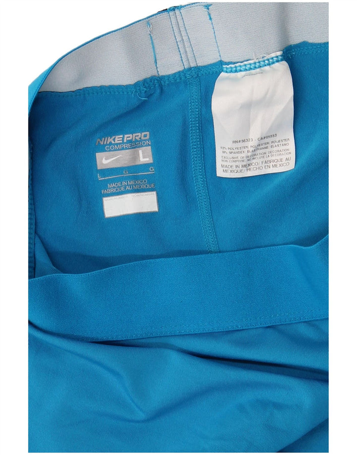 NIKE Legging Capri Dri Fit pour femme UK 14 Grand Bleu Polyester