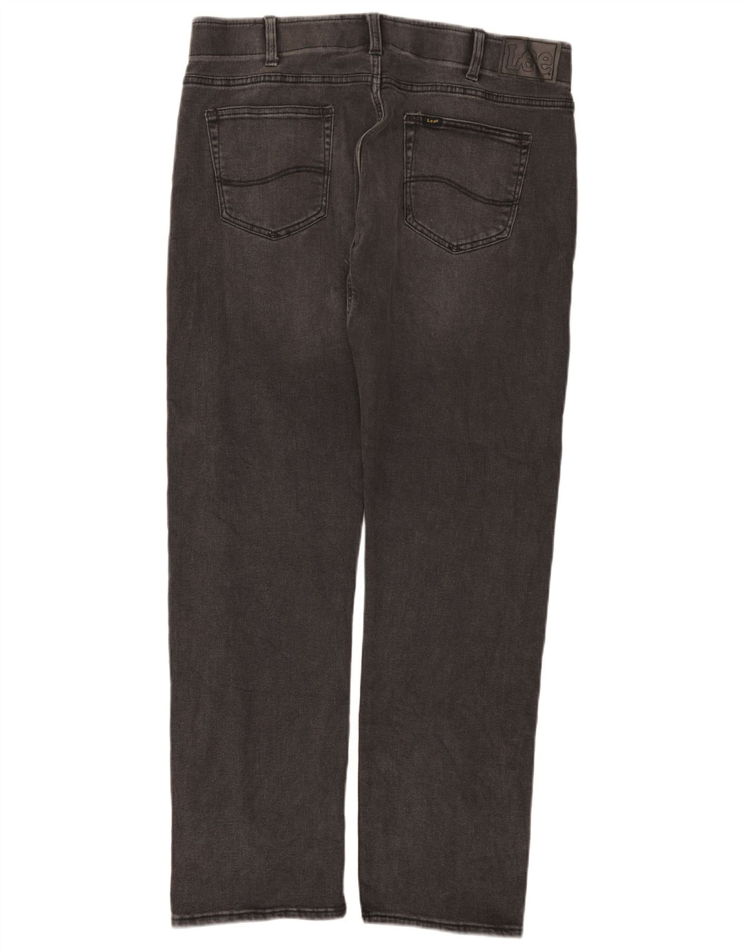 Lee Jean droit coupe slim W36 L32 homme gris coton