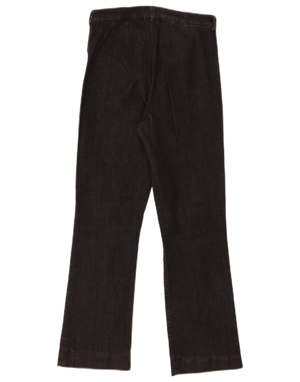 MAX MARA Jean bootcut pour femme UK 10 Small W28 L28 Gris Coton