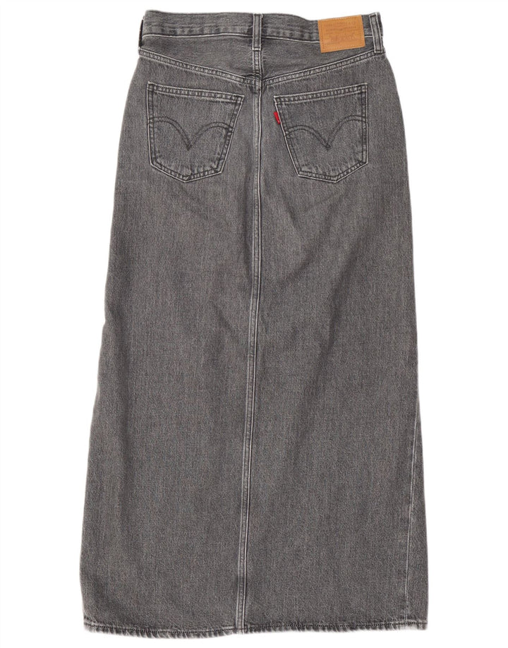 LEVI'S Jupe en Jean Femme W25 XS Gris Coton