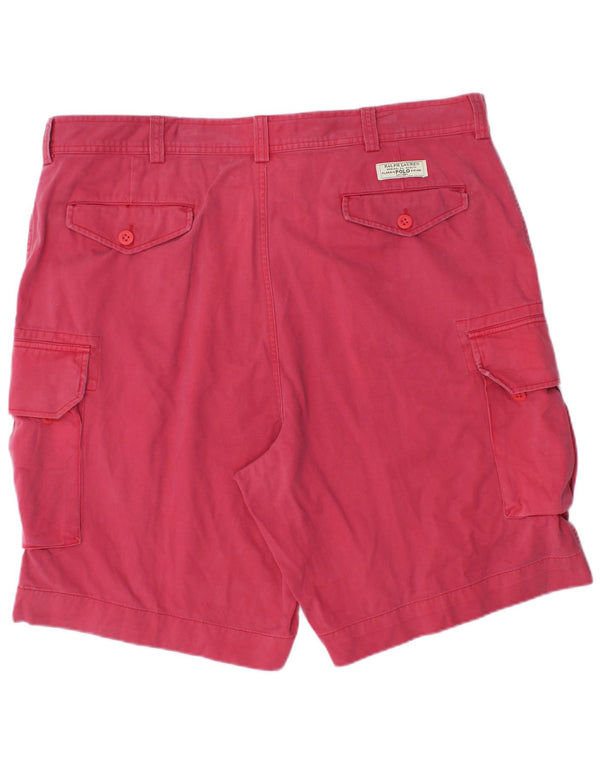 Polo Ralph Lauren Short cargo homme W40 XL coton rouge