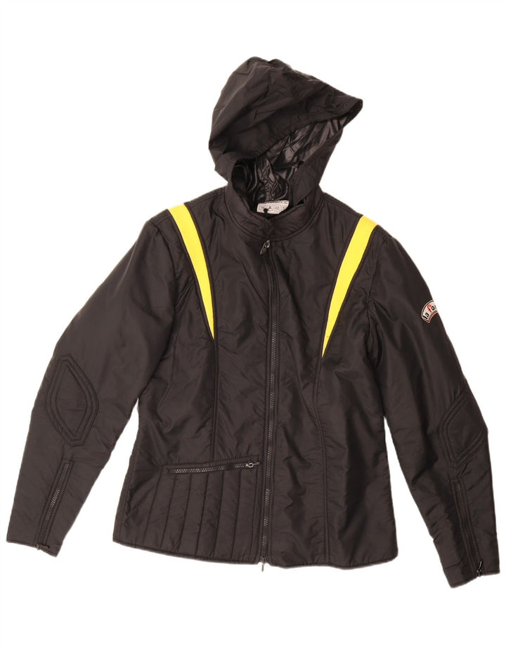 La Font Veste à capuche Racer pour homme UK 38 Medium Noir Colourblock Polyamide