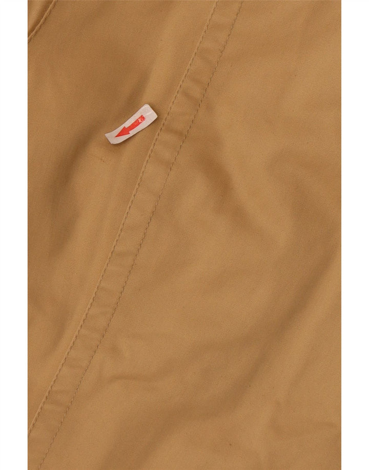Calvin Klein Jeans Veste utilitaire pour femme UK 14 Grand coton beige