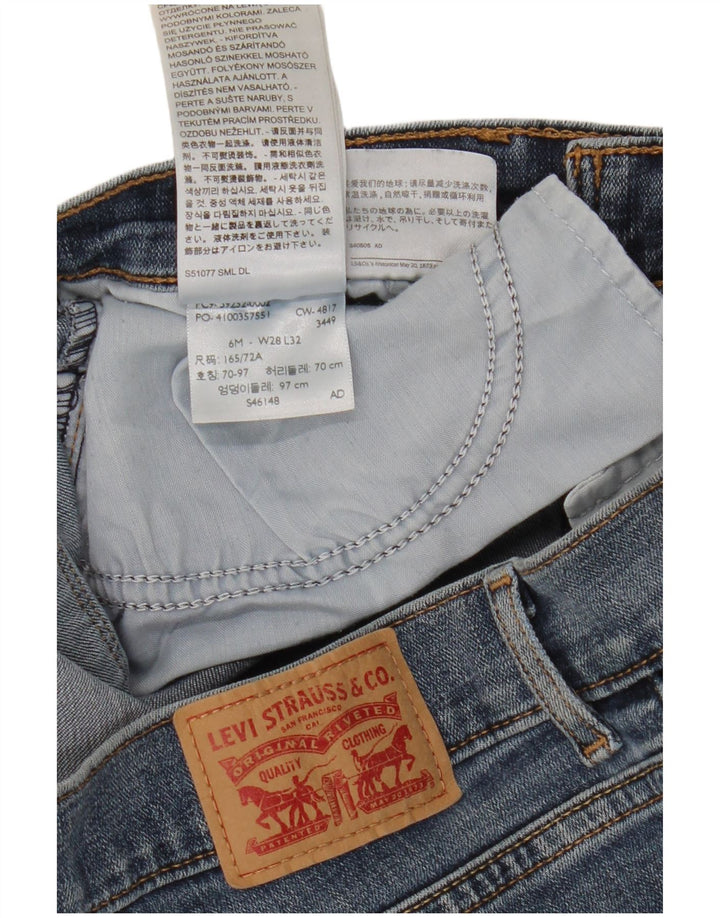 Levi's Jean bootcut classique femme US 6 Medium W28 L32 Bleu Coton