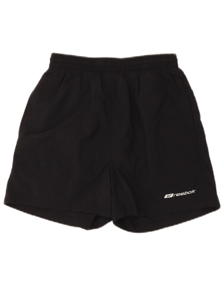 REEBOK Short de Sport Graphic Homme XS Noir Nylon