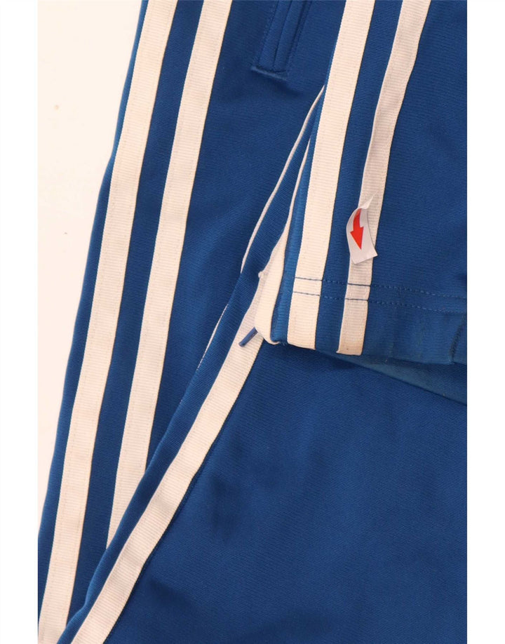 Adidas Pantalon de survêtement pour femme UK 14 Large Bleu Polyester