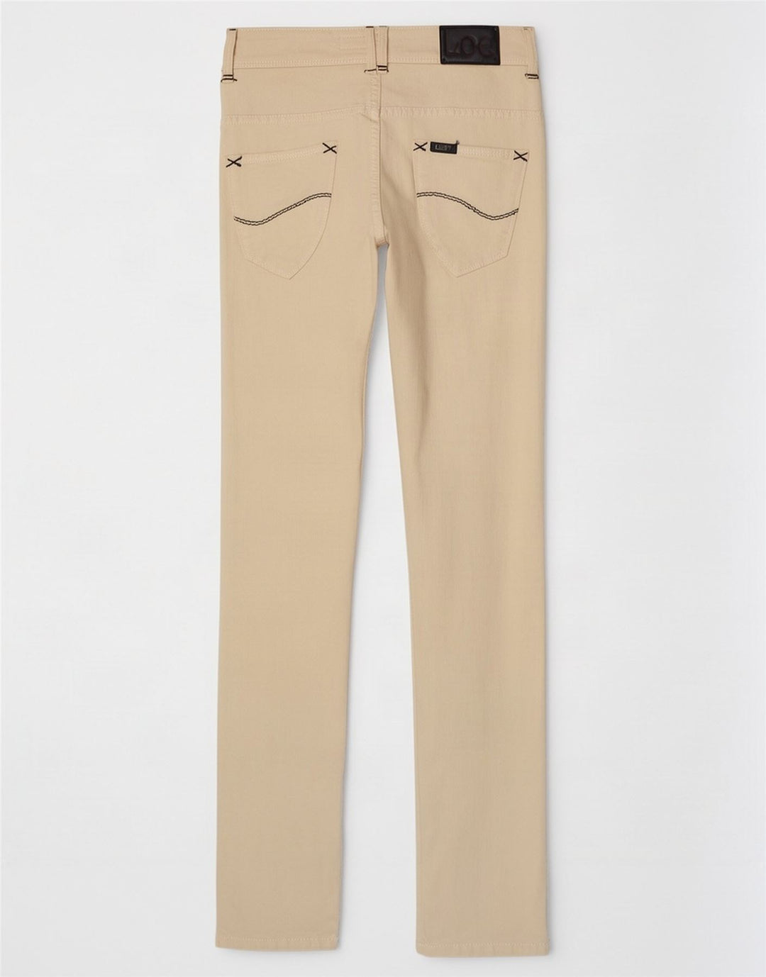 Lee Jean Slim Amy Femme W27 L33 Coton Blanc Cassé