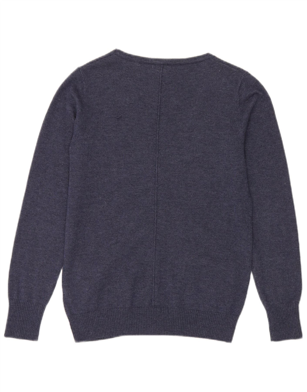 Fat Face Womens Cardigan Sweater UK 10 Petite laine bleu marine