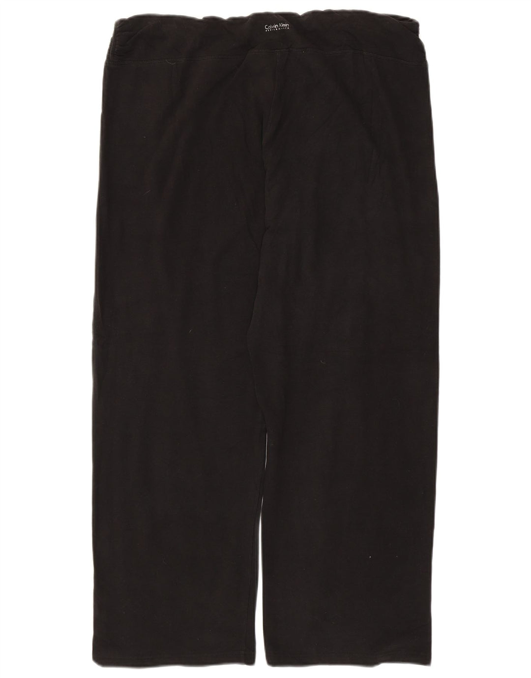 CALVIN KLEIN Pantalon de survêtement pour femme UK 18 XL Noir Coton