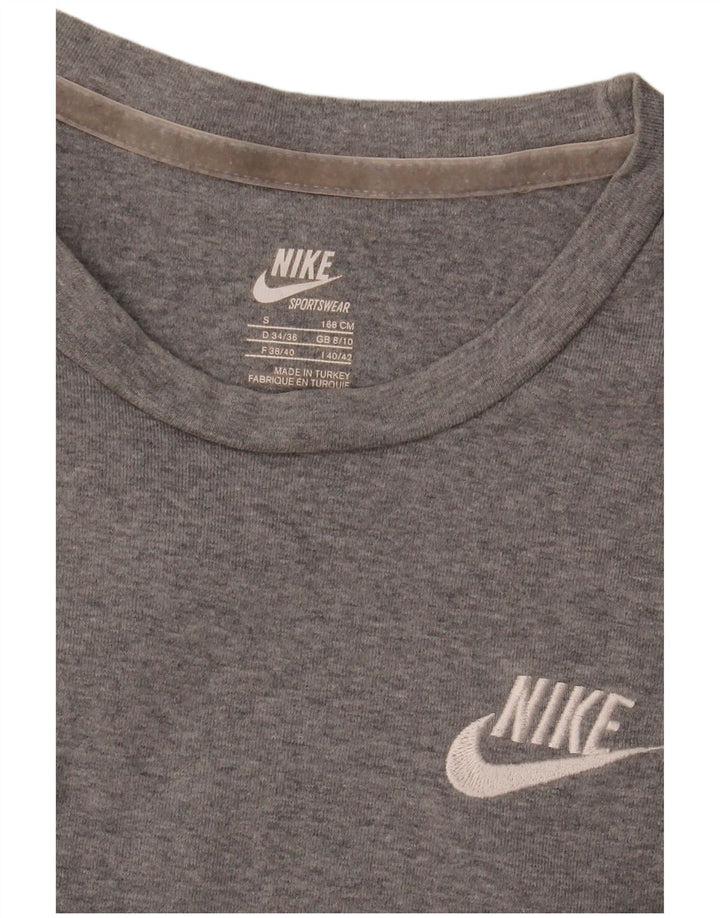 Nike T-shirt pour femme UK 8/10 Petit Gris