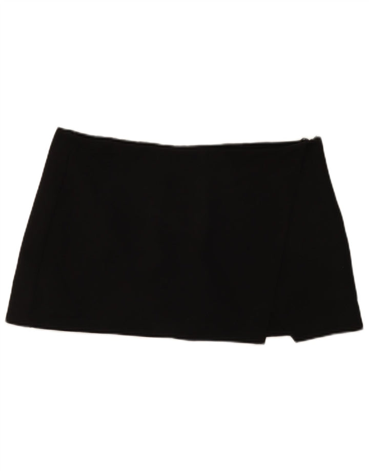 Zara Jupe-short Femme UK 18 XL Noir Polyester