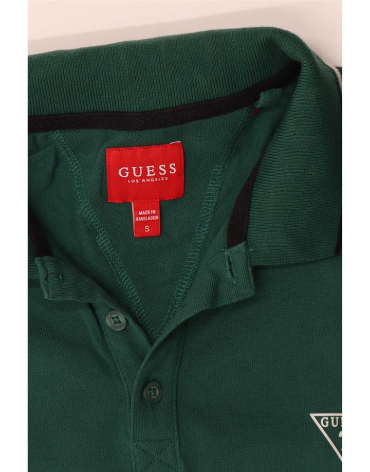 Guess Polo Homme Petit Vert Coton