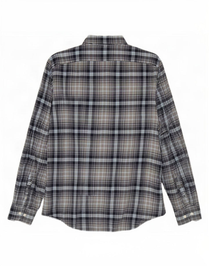 Penguin Chemise en Flanelle Homme Grand Carreau Bleu Coton