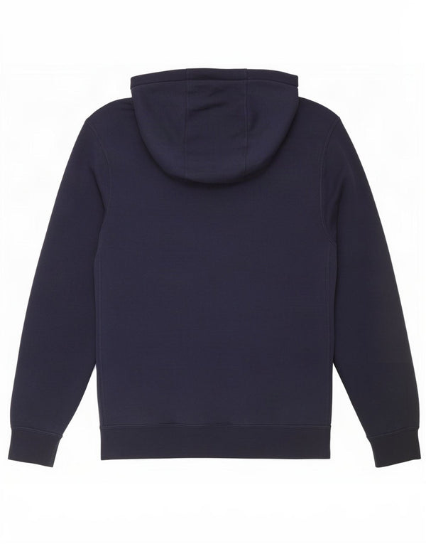 Nike Mens Graphic Hoodie Jumper Small Navy Blue Cotton