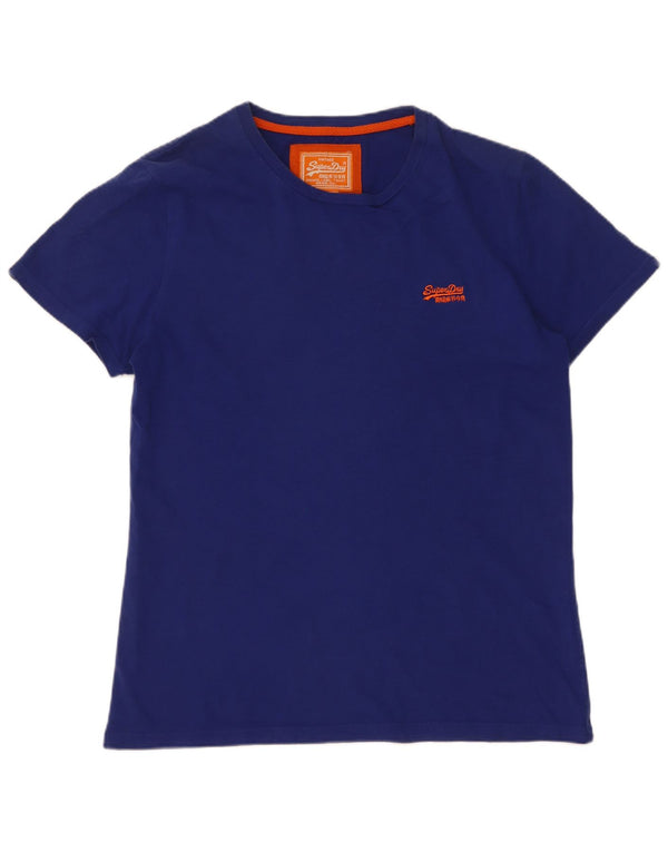 Superdry T-Shirt Homme Haut Large Bleu Coton