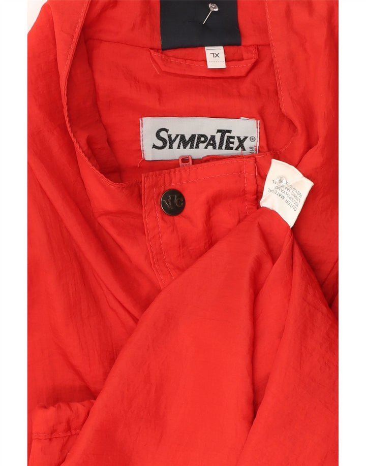 Sympatex Veste Bomber Coupe Ample pour Homme UK 42 XL Rouge Polyamide