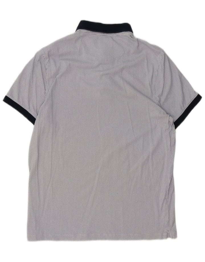 Michael Kors Polo homme petit coton tacheté bleu