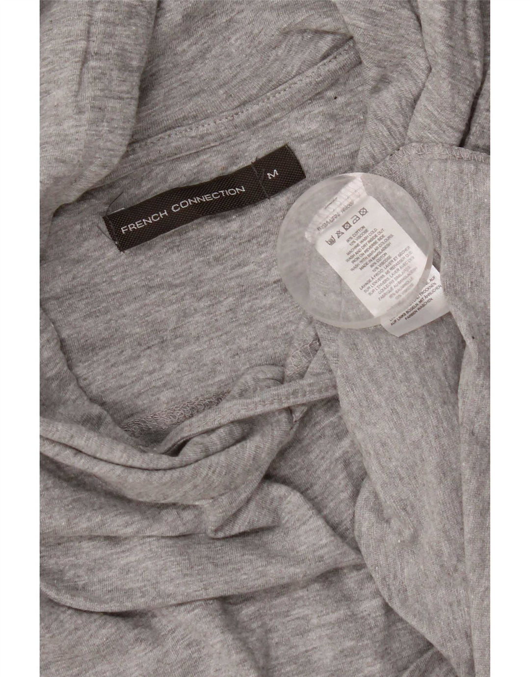 French Connection Sweat-Shirt Regular Fit Homme Gris Moyen Coton