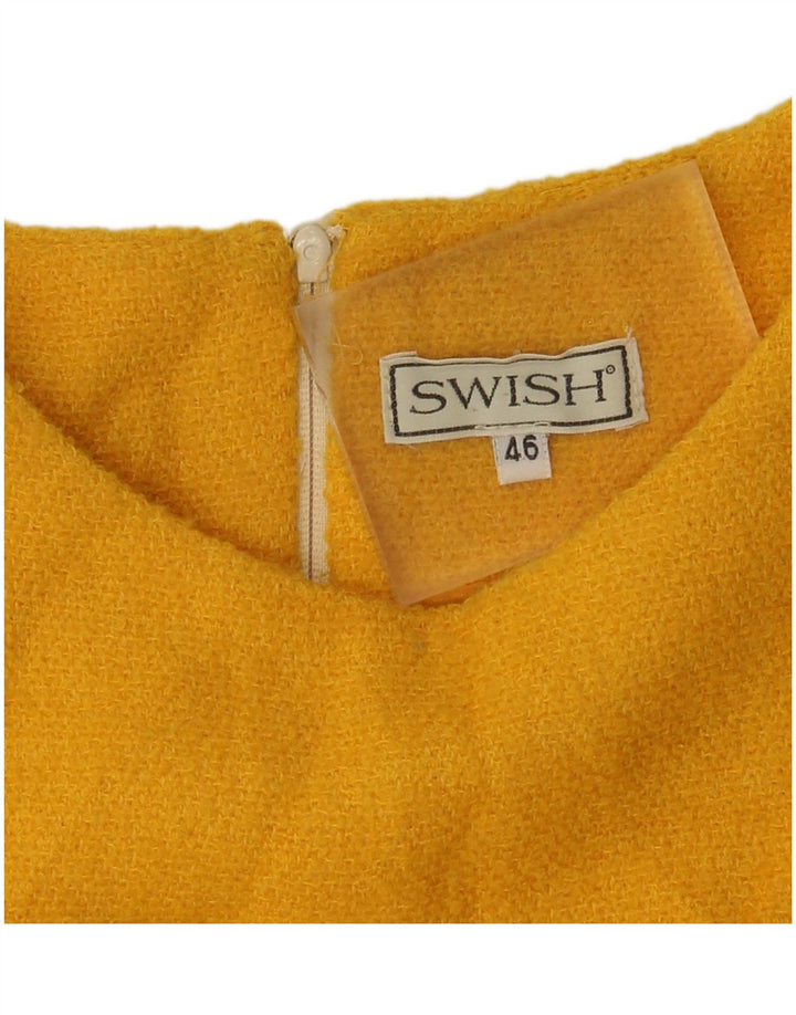 Swish Robe fourreau sans manches pour femme IT 46 Large Jaune