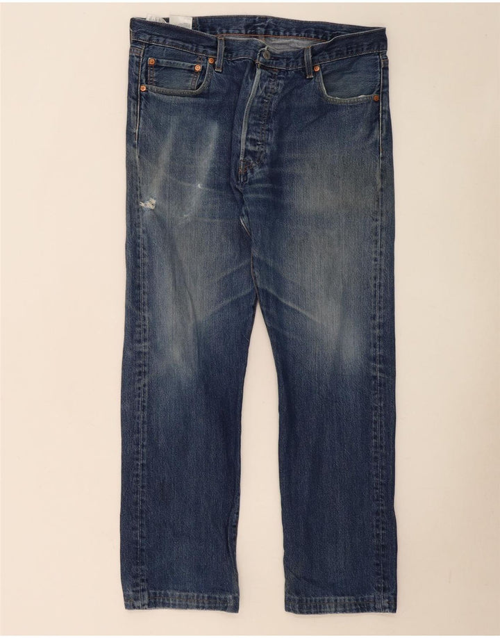 Levi's Jean Droit 501 Homme Bleu W36 L30 Coton