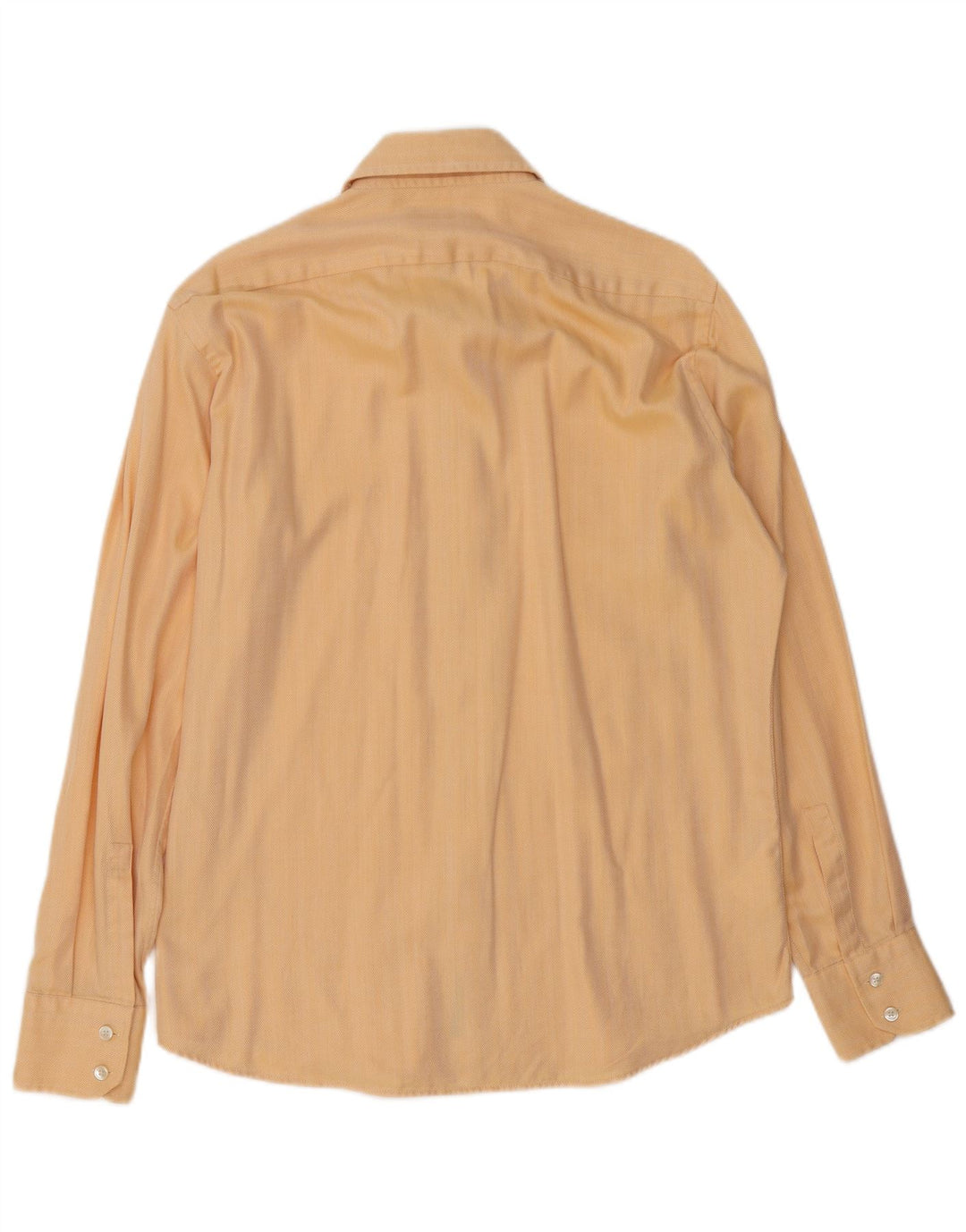 HUGO BOSS Chemise homme Taille 41 16 Grand coton beige à chevrons