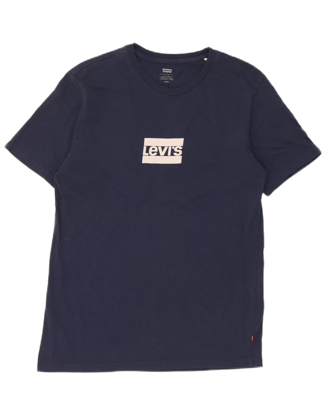 Levi's Tee-Shirt Graphique Homme Bleu Marine Moyen Coton