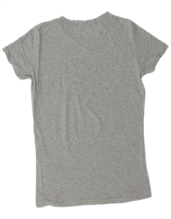 DIESEL T-shirt graphique pour femme UK 14 Large Gris