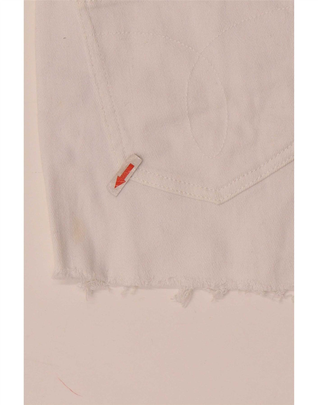 Calvin Klein Short en jean W28 pour femme en coton blanc moyen