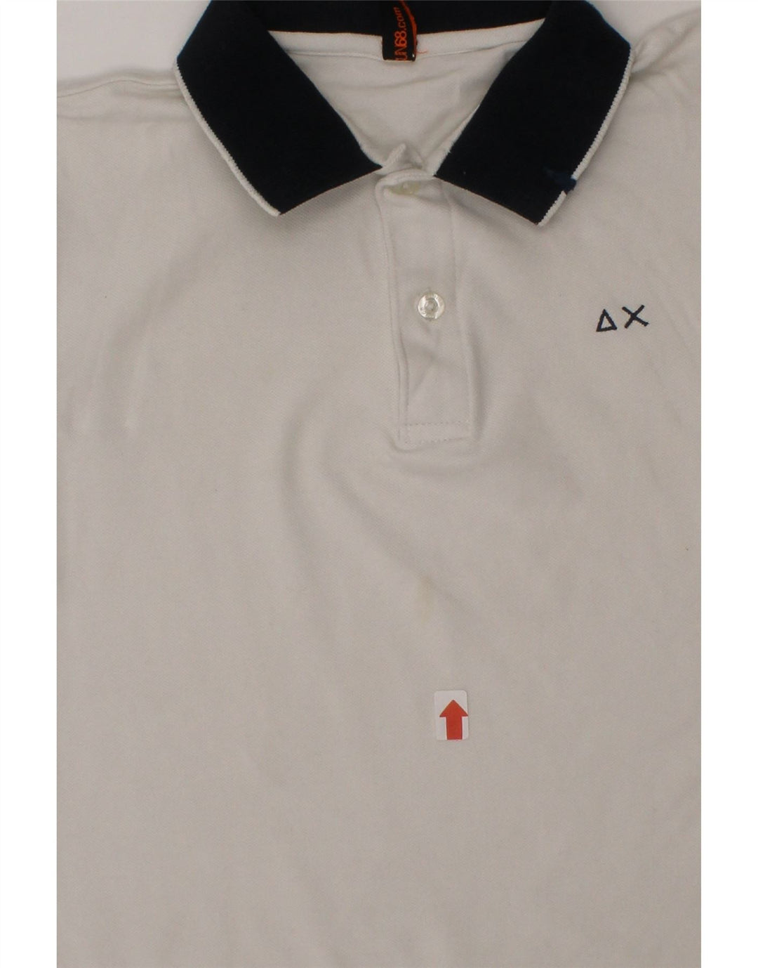 SUN68 Boys Polo Shirt 5-6 Years White Cotton Vintage Sun68 and Second-Hand Sun68 from Messina Hembry 