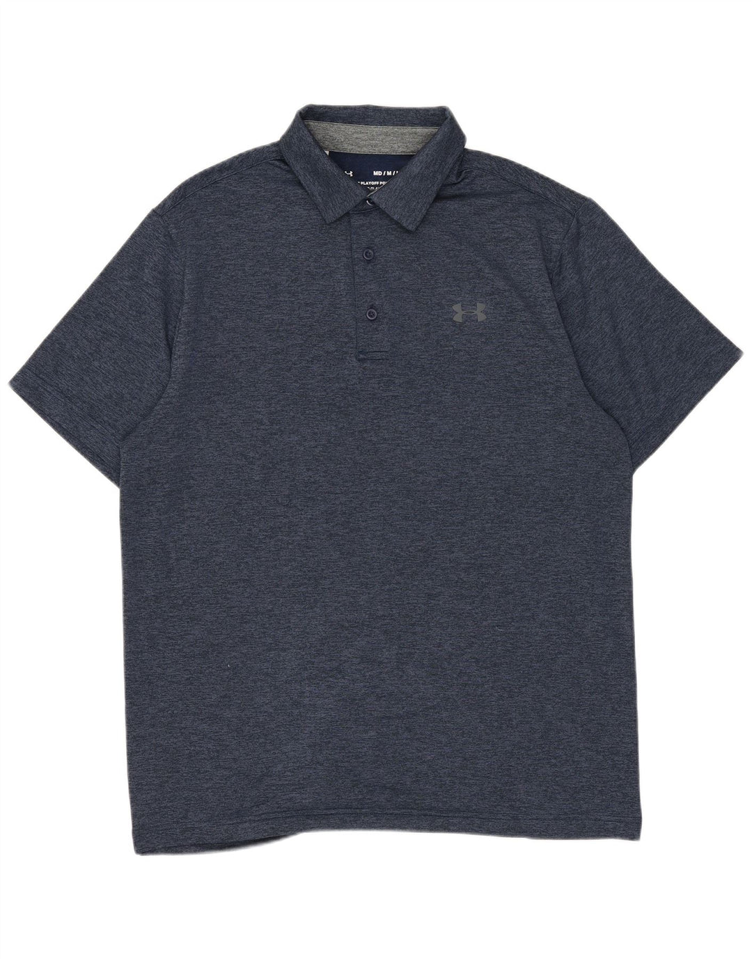Under Armour Polo Homme Bleu Marine Moyen Moucheté Polyester