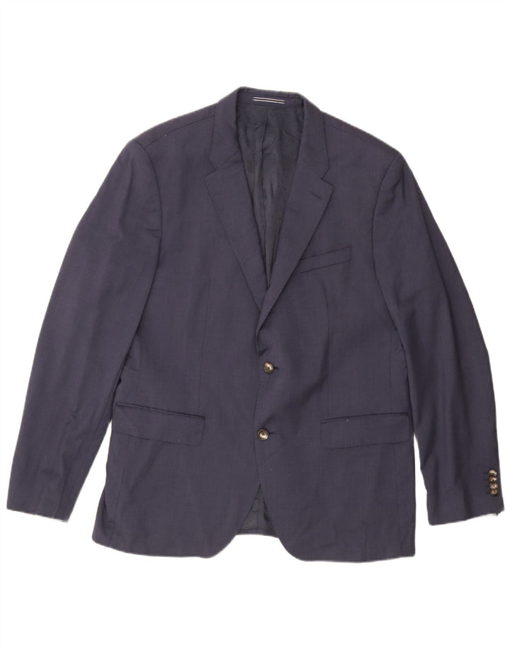 Tommy Hilfiger Veste blazer sur mesure à 2 boutons pour homme IT 54 2XL Bleu marine