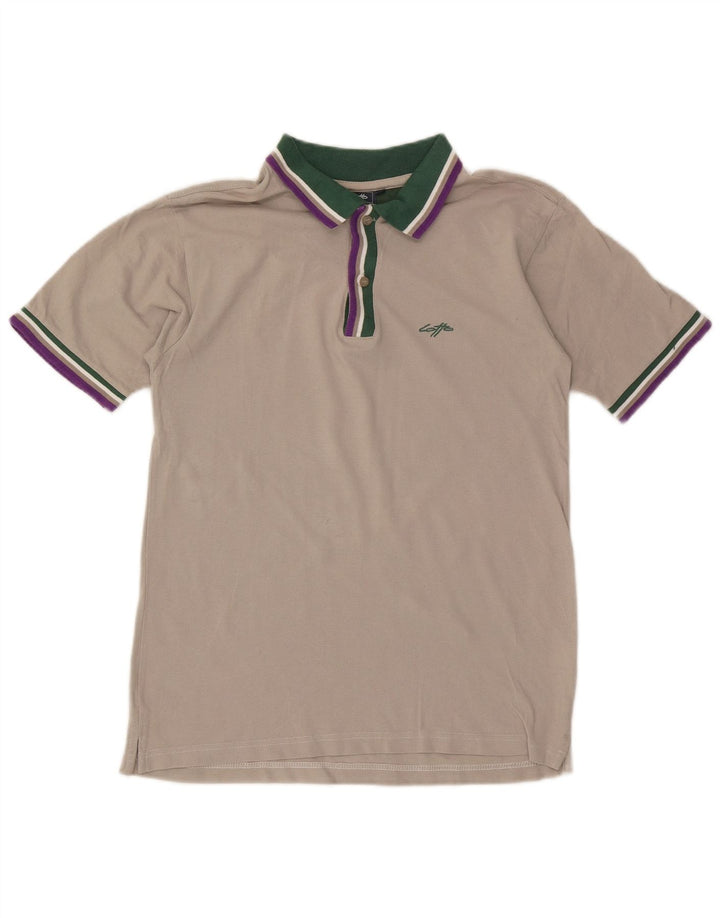 Lotto Polo Homme Gris Moyen Coton