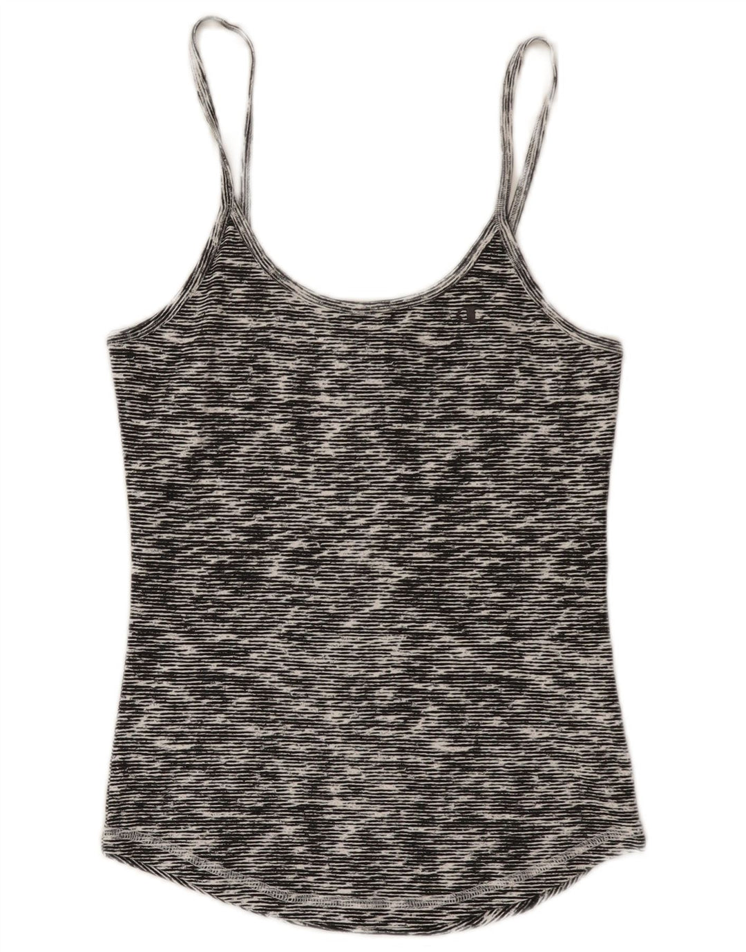 Champion Cami Top Femme UK 12 Coton Chiné Gris Moyen
