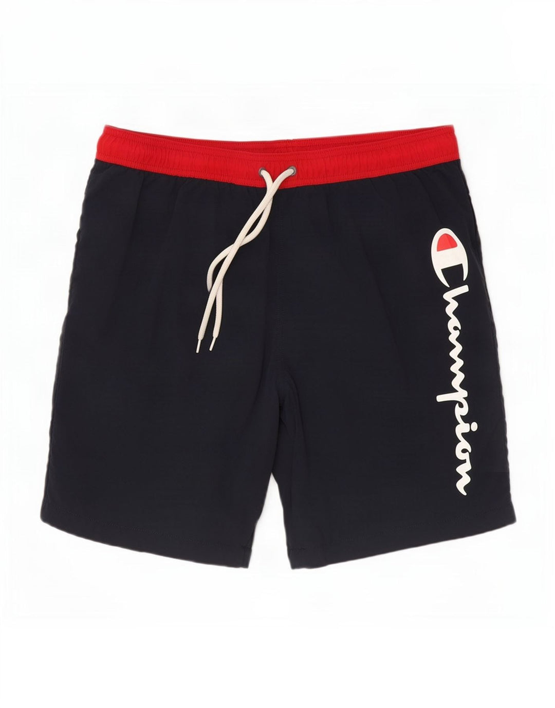 Champion Short de Bain Graphique Homme Large Bleu Marine Colourblock