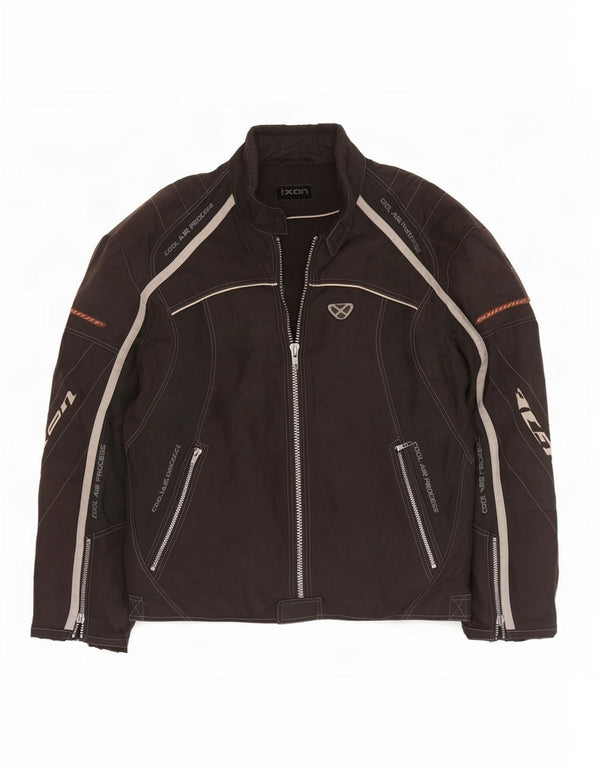 Ixon Veste de moto graphique Racer pour homme UK 38 Medium Noir Polyester