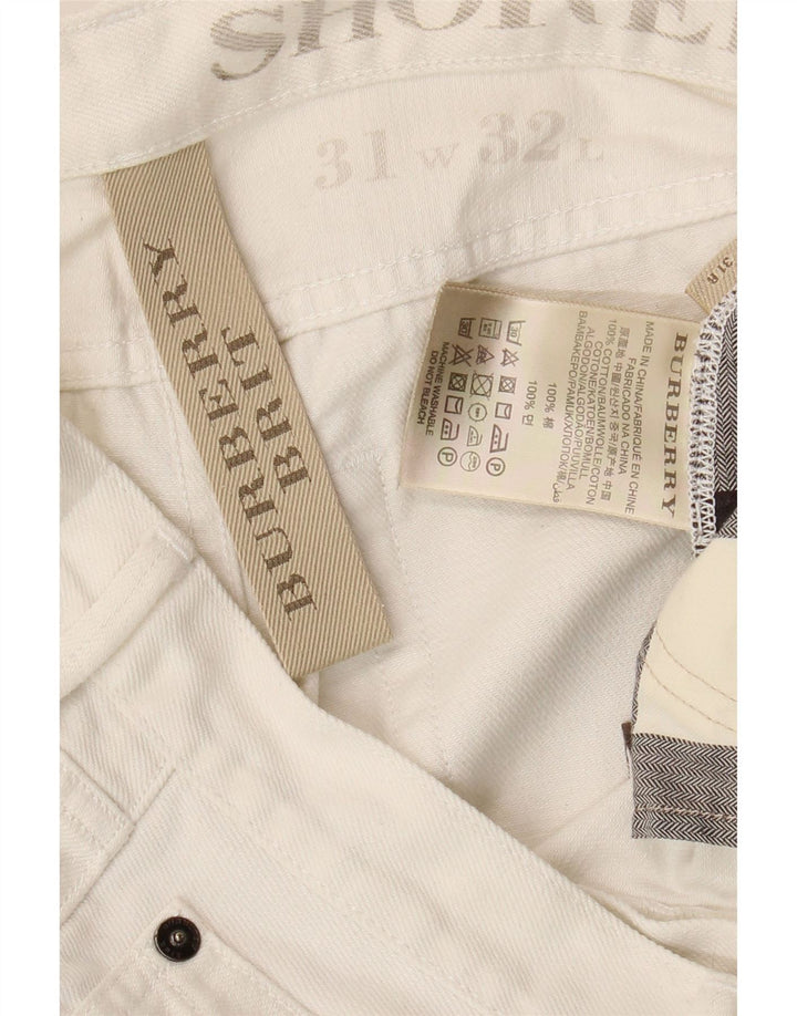 Burberry Jean Slim Homme W31 L28 Coton Blanc