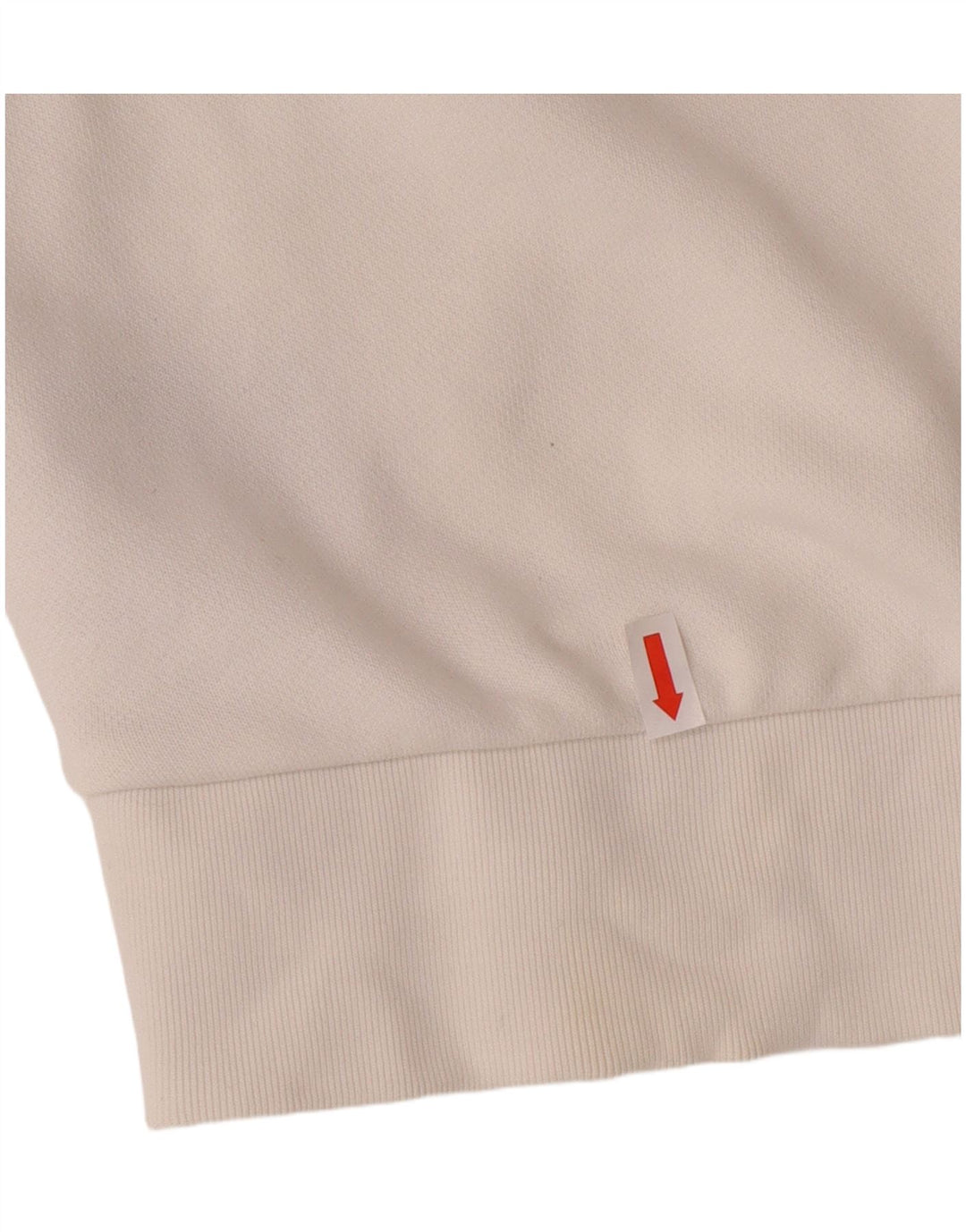 ADIDAS Sweat-shirt graphique surdimensionné pour femme UK 12 Medium Off White