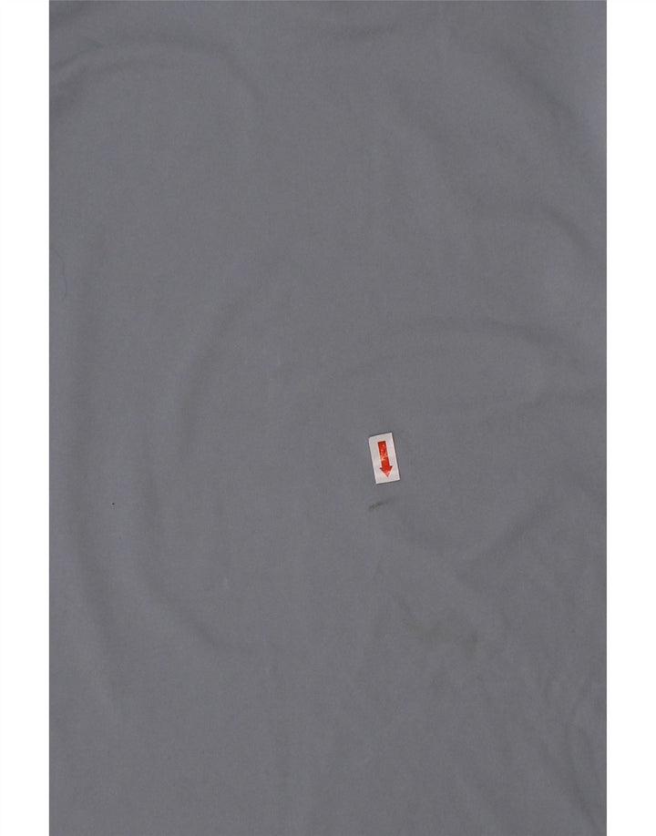ADIDAS Boys Climalite T-Shirt Top 9-10 Years Medium  Blue Polyester