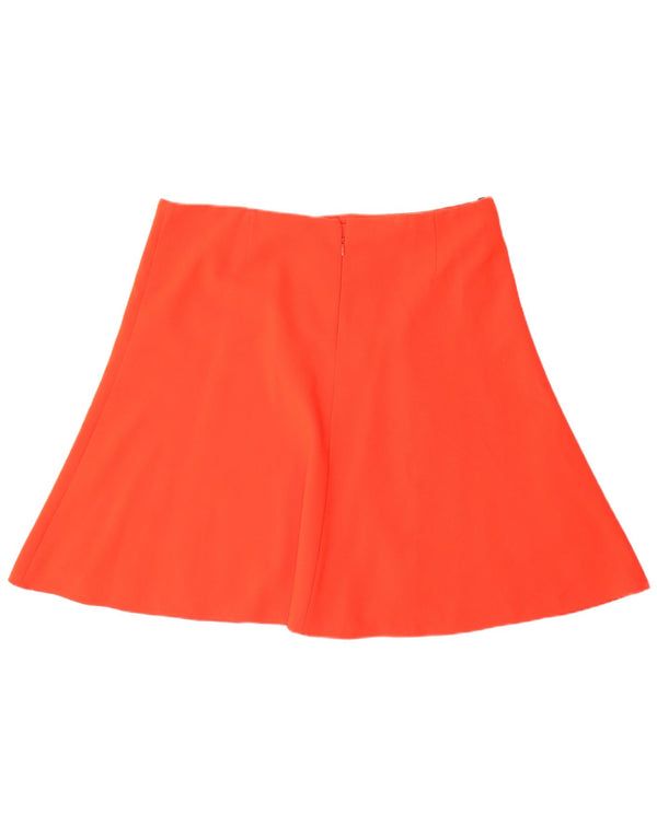 Marks & Spencer Jupe trapèze pour femme UK 18 XL W38 Orange Viscose