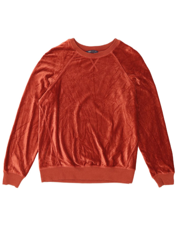 Marks & Spencer Pull-over en velours côtelé pour femme UK 12 Marron moyen