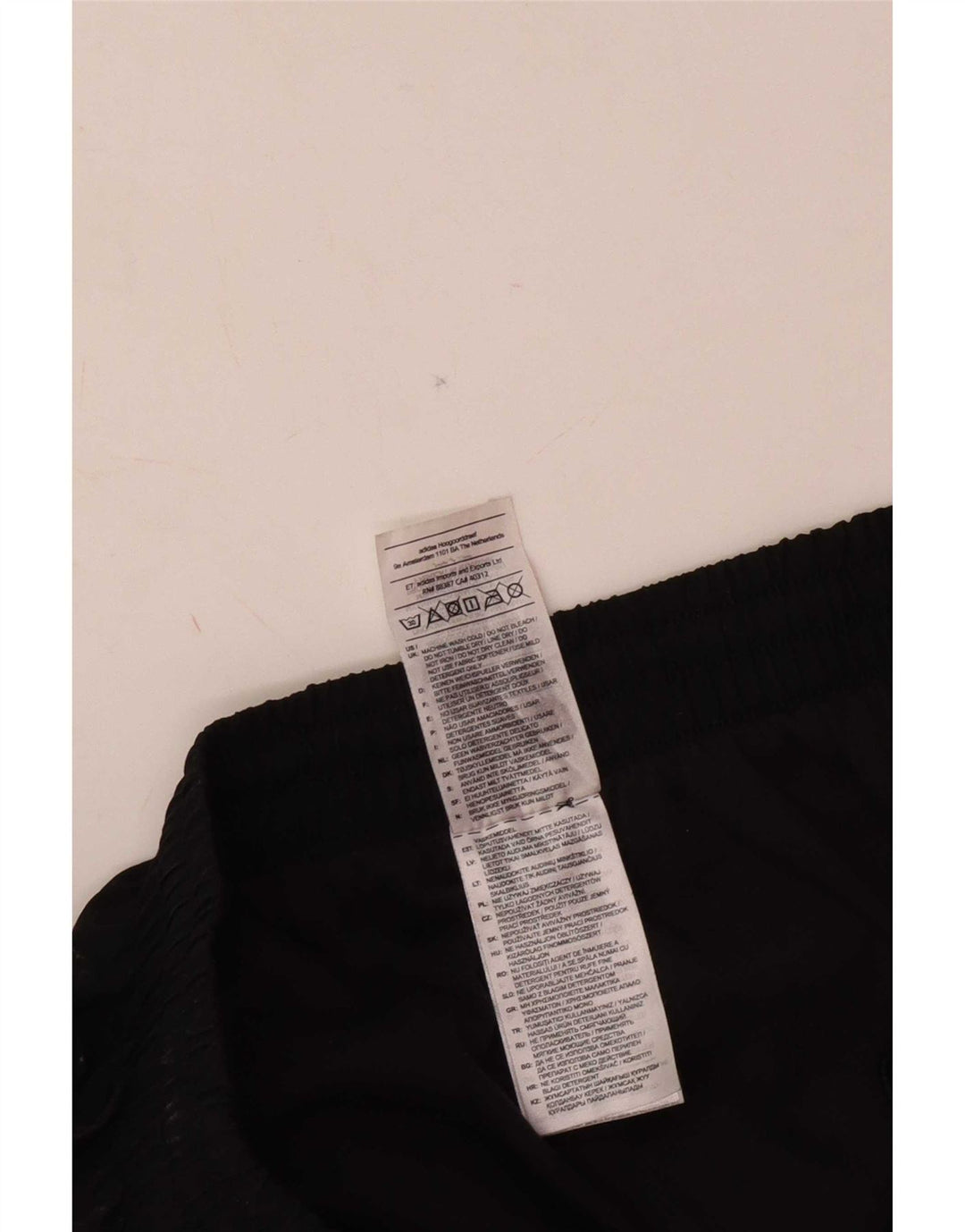 Adidas Pantalon de survêtement pour homme Large Noir Polyester Sports