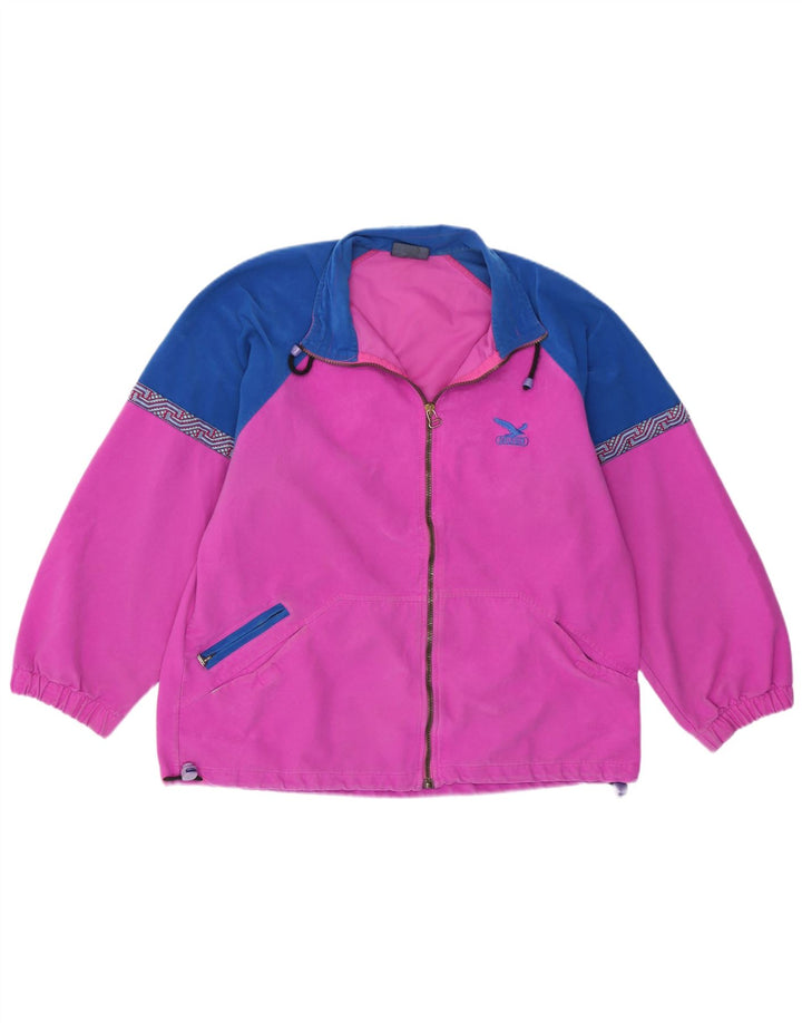 SALEWA Veste de survêtement pour femme UK 16 Large Rose Colourblock