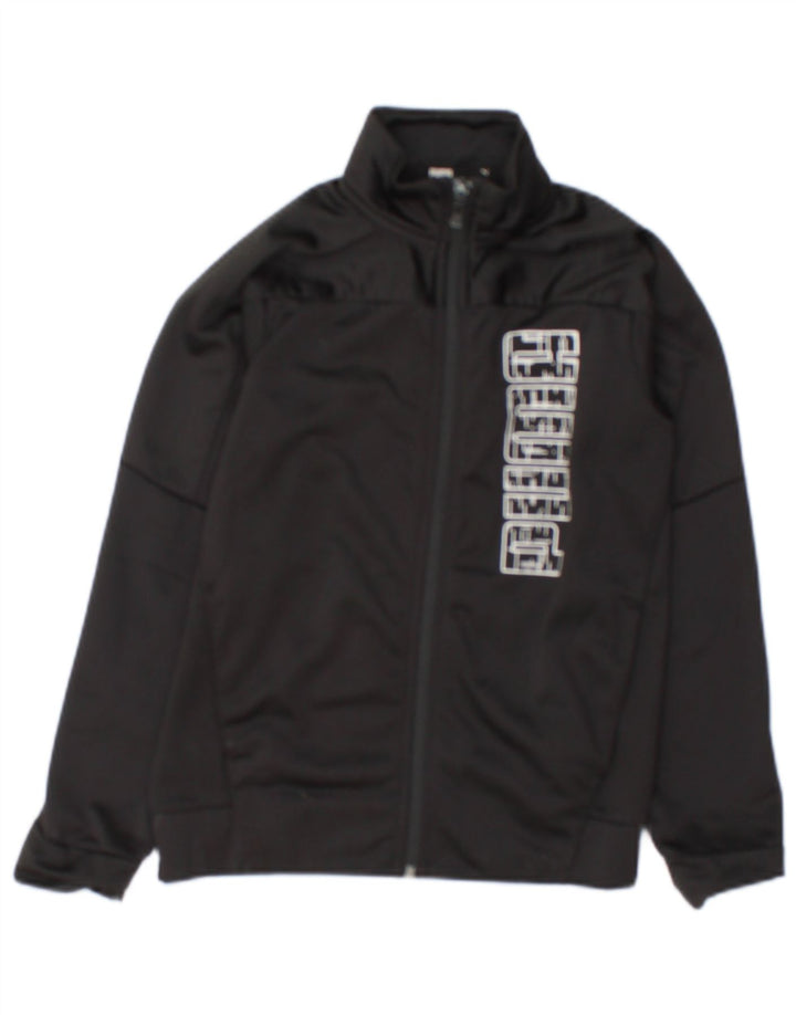Puma Veste de survêtement graphique fille 9-10 ans Noir Polyester