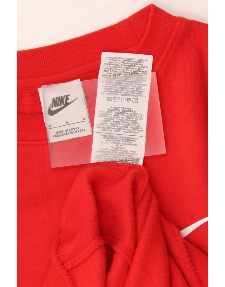 Nike Sweat-shirt graphique en coton rouge moyen pour homme