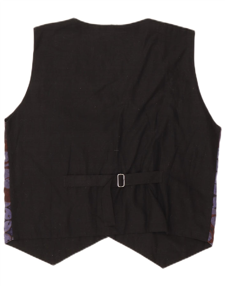 gilet homme vintage moyen violet patchwork coton