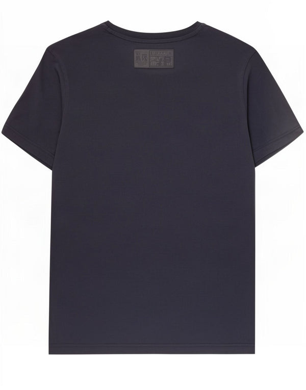 HUGO BOSS T-shirt graphique en coton bleu marine moyen